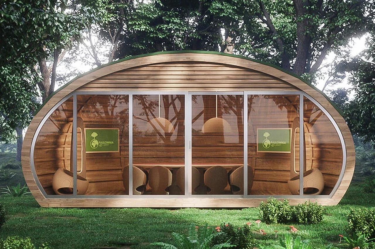 sustainable，Architecture，forest，ecology，nature，working space，space design ，Pea Clip Studio，