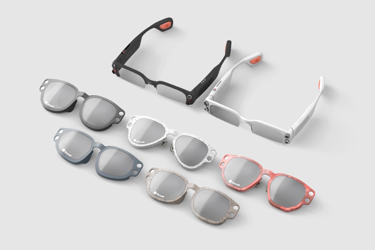 glasses，Microsoft，wearable devices ，Holographic glasses，product design，