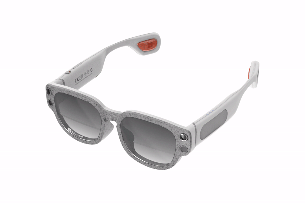 glasses，Microsoft，wearable devices ，Holographic glasses，product design，