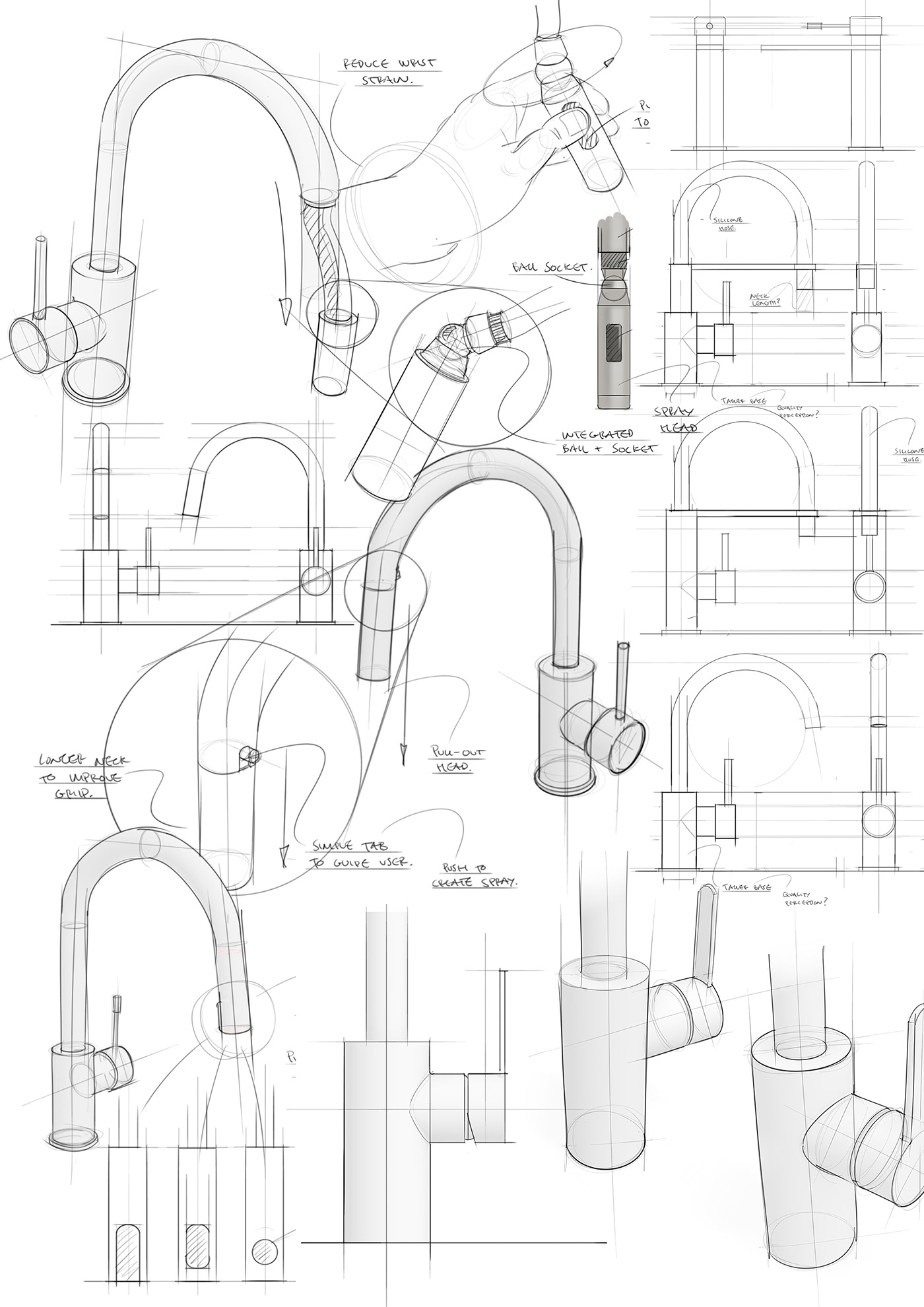 water tap，product design，Kitchen accessories，concept，