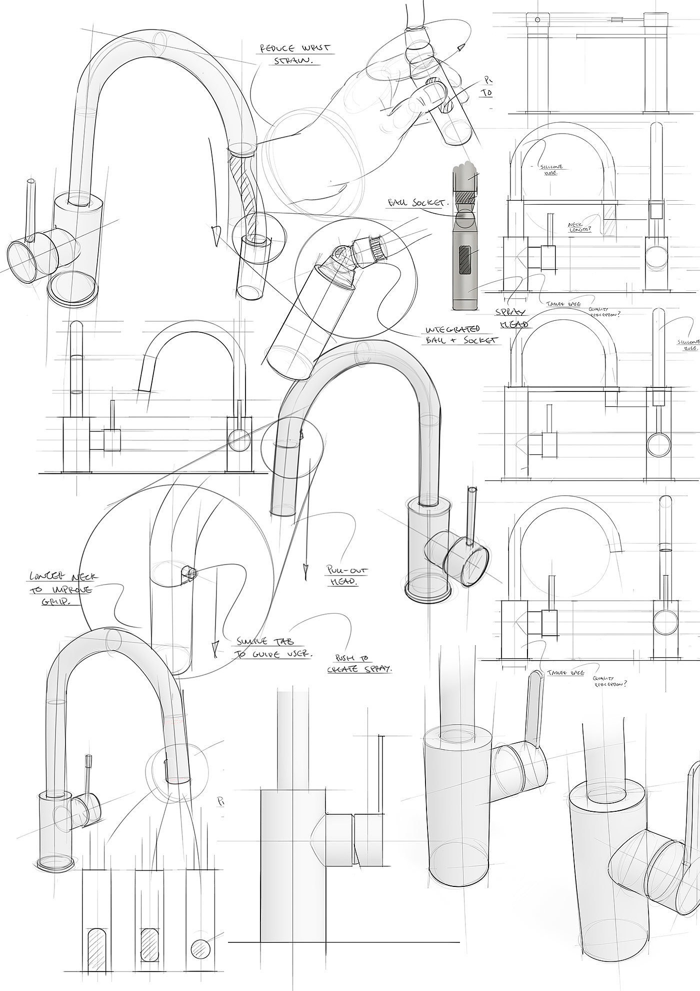 water tap，product design，Kitchen accessories，concept，