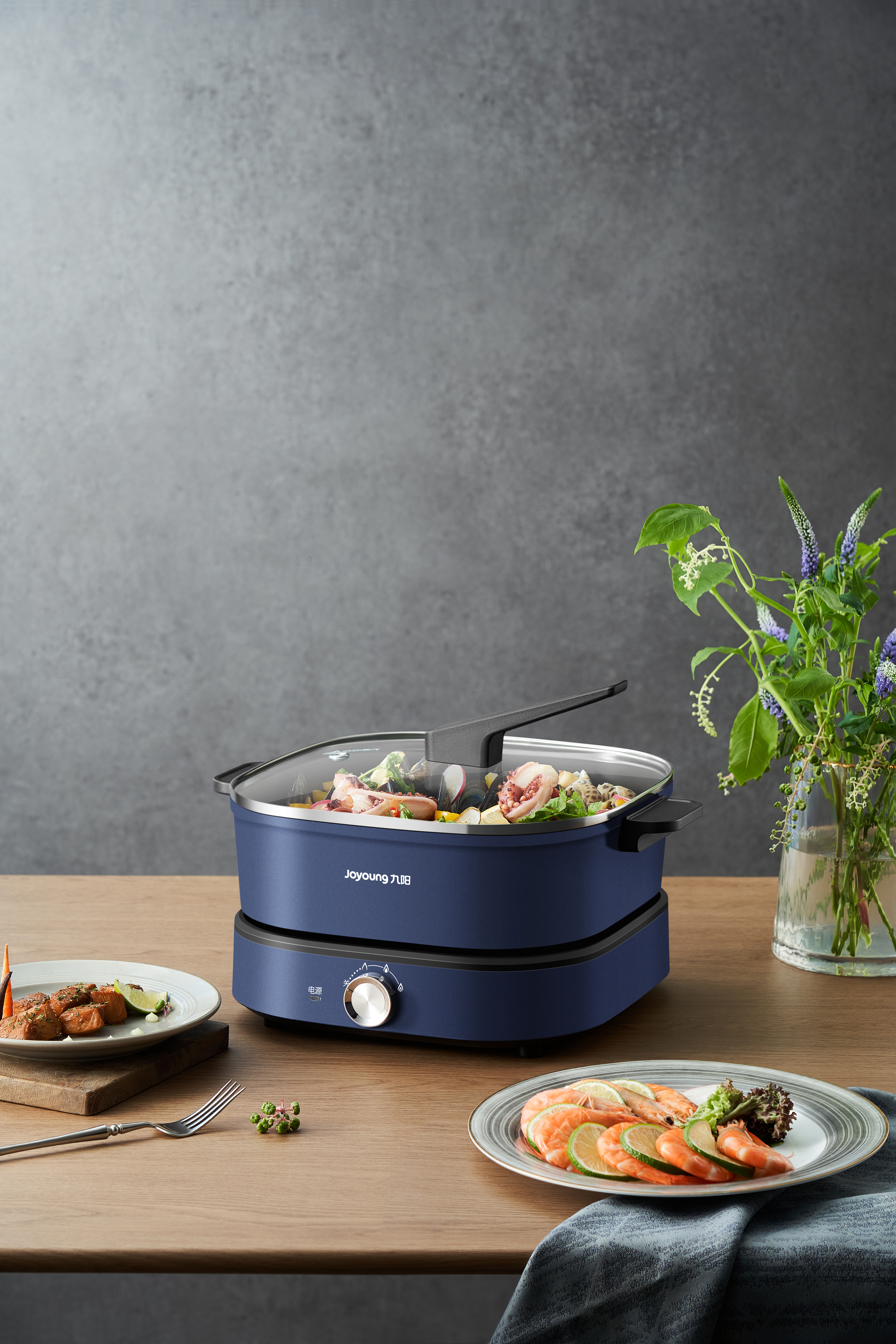 Electric hot pot, space technology, Jiuyang，