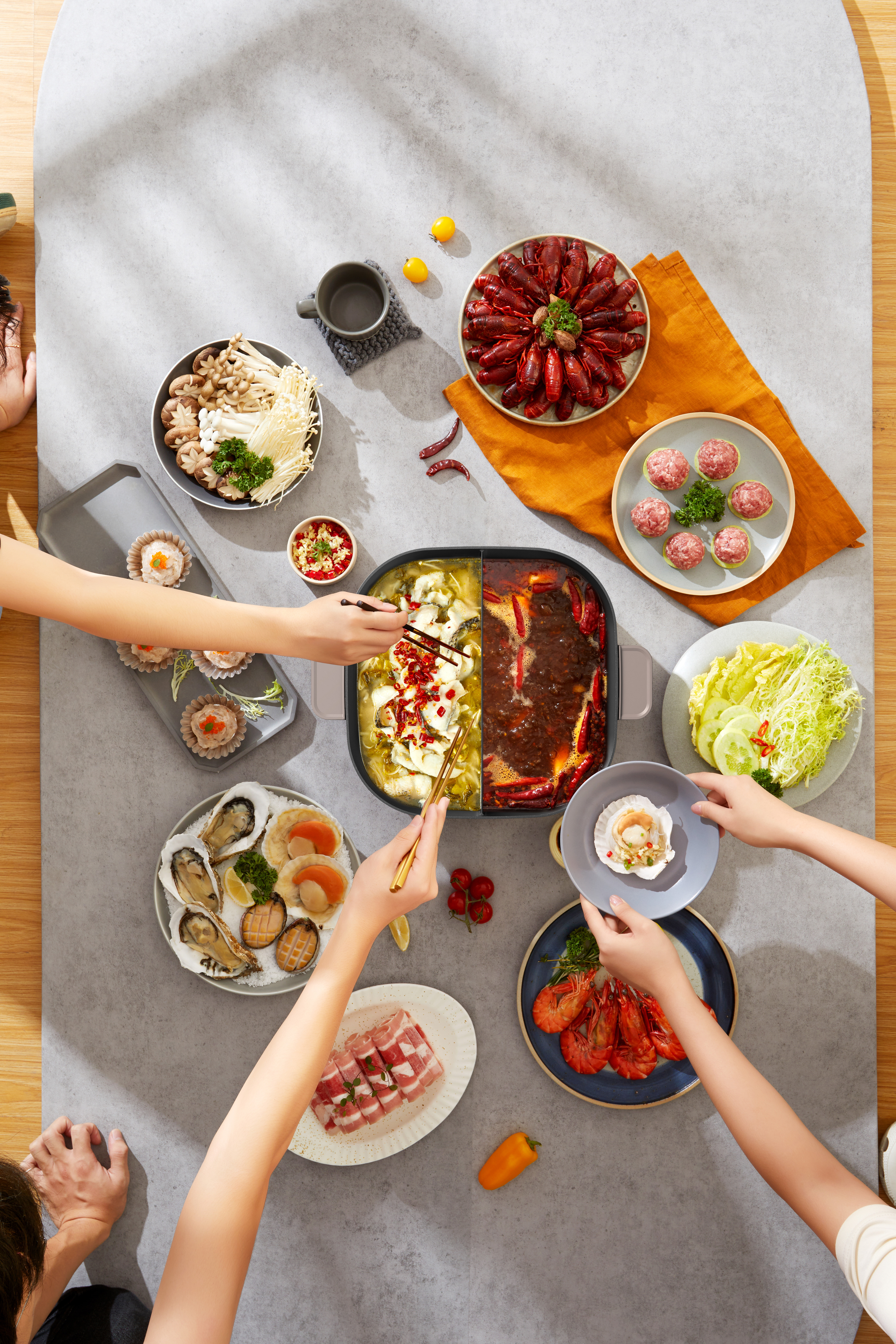 High-end electric chafing dish, Jiuyang，