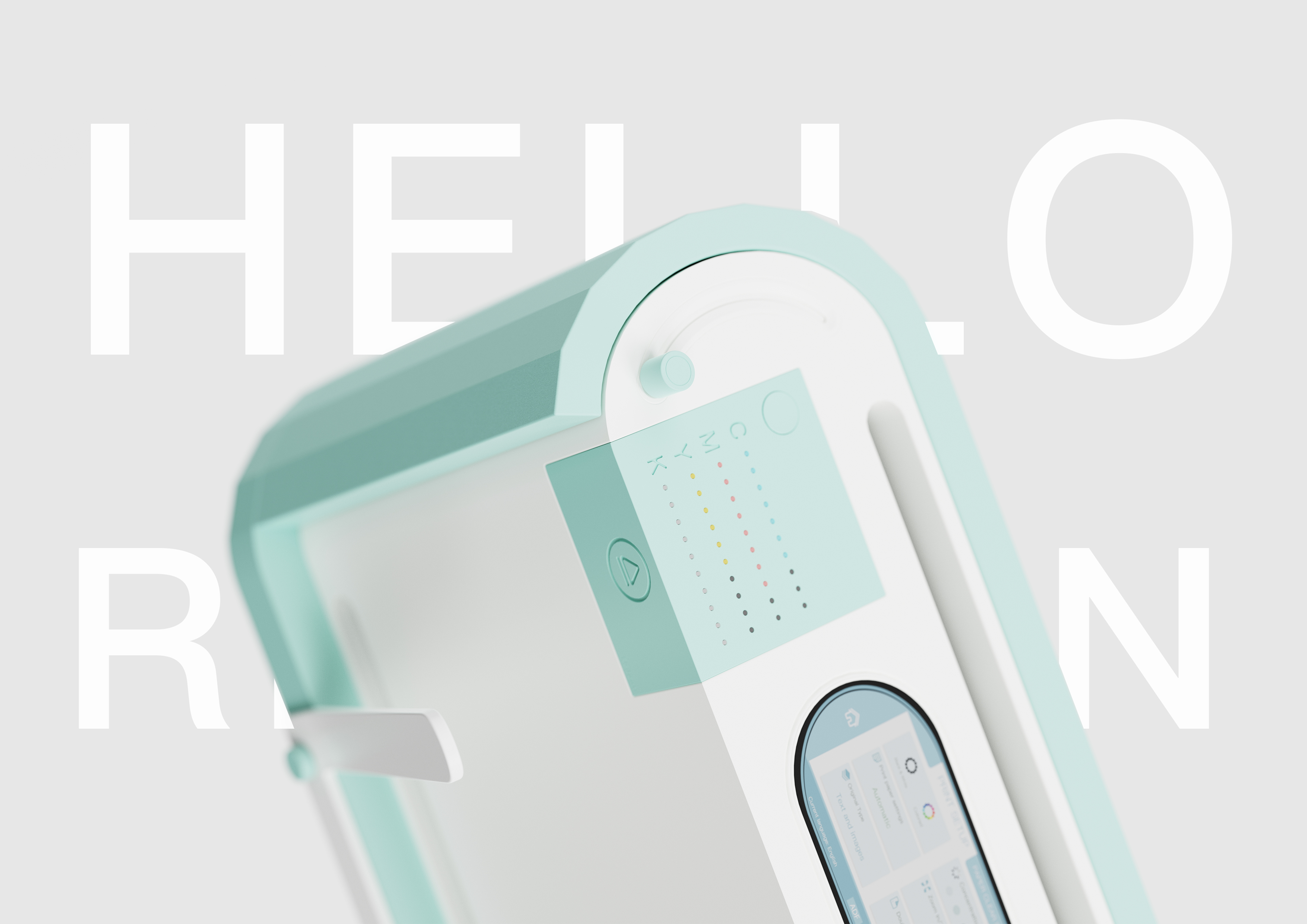 printer，environment protection，Recyclable，Office products，conceptual design，