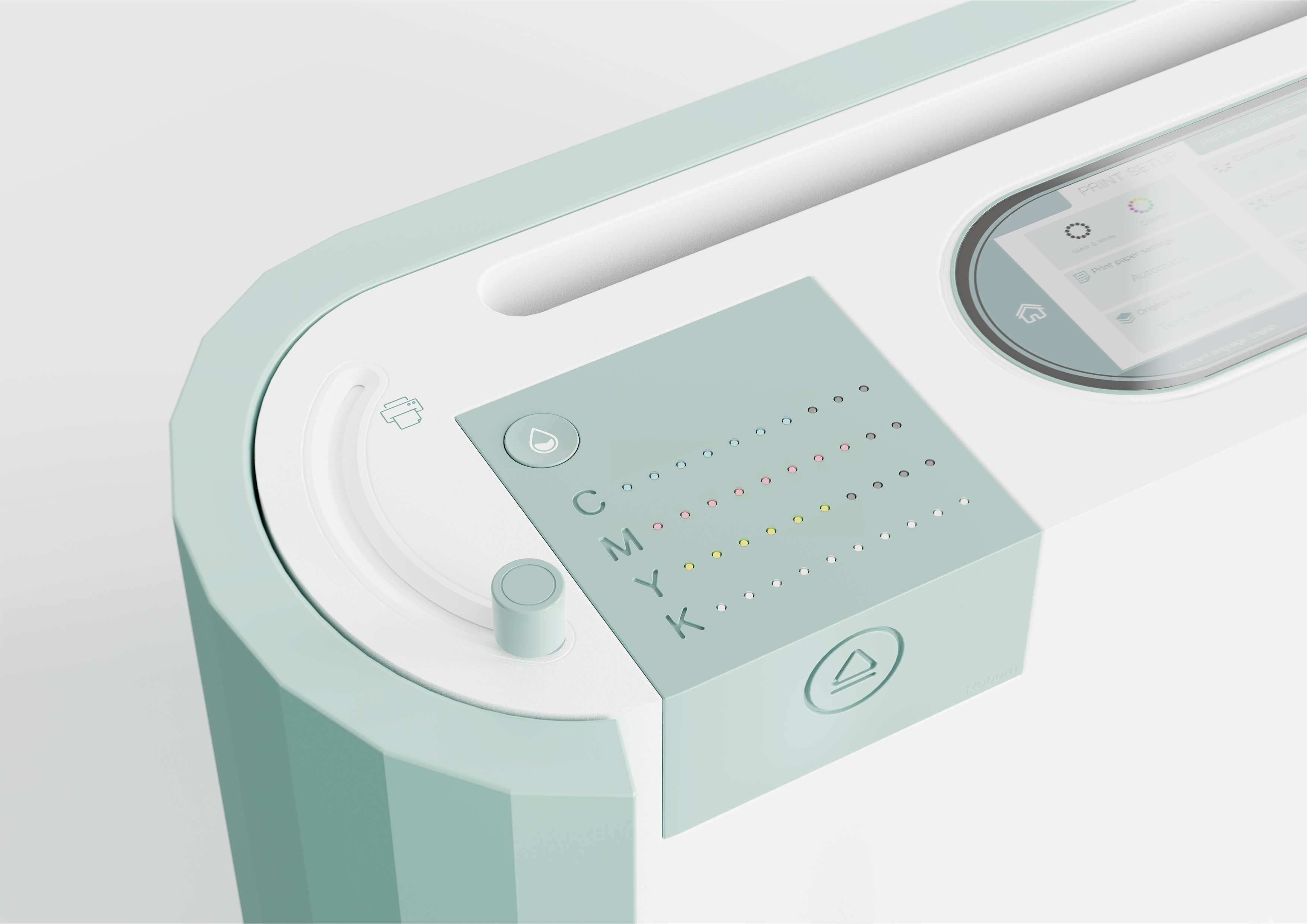 printer，environment protection，Recyclable，Office products，conceptual design，