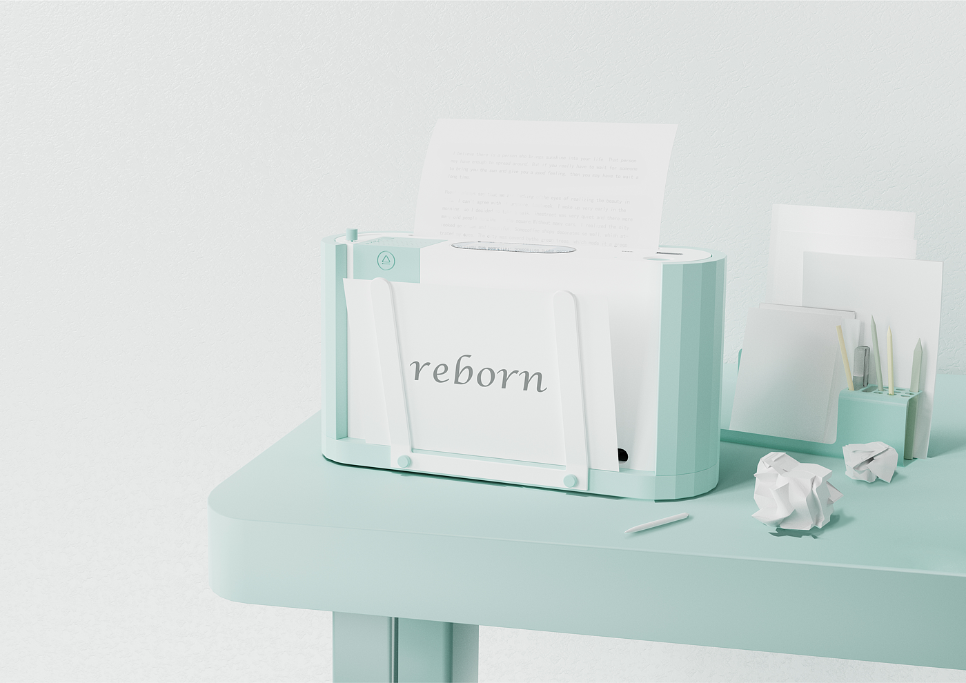 printer，environment protection，Recyclable，Office products，conceptual design，