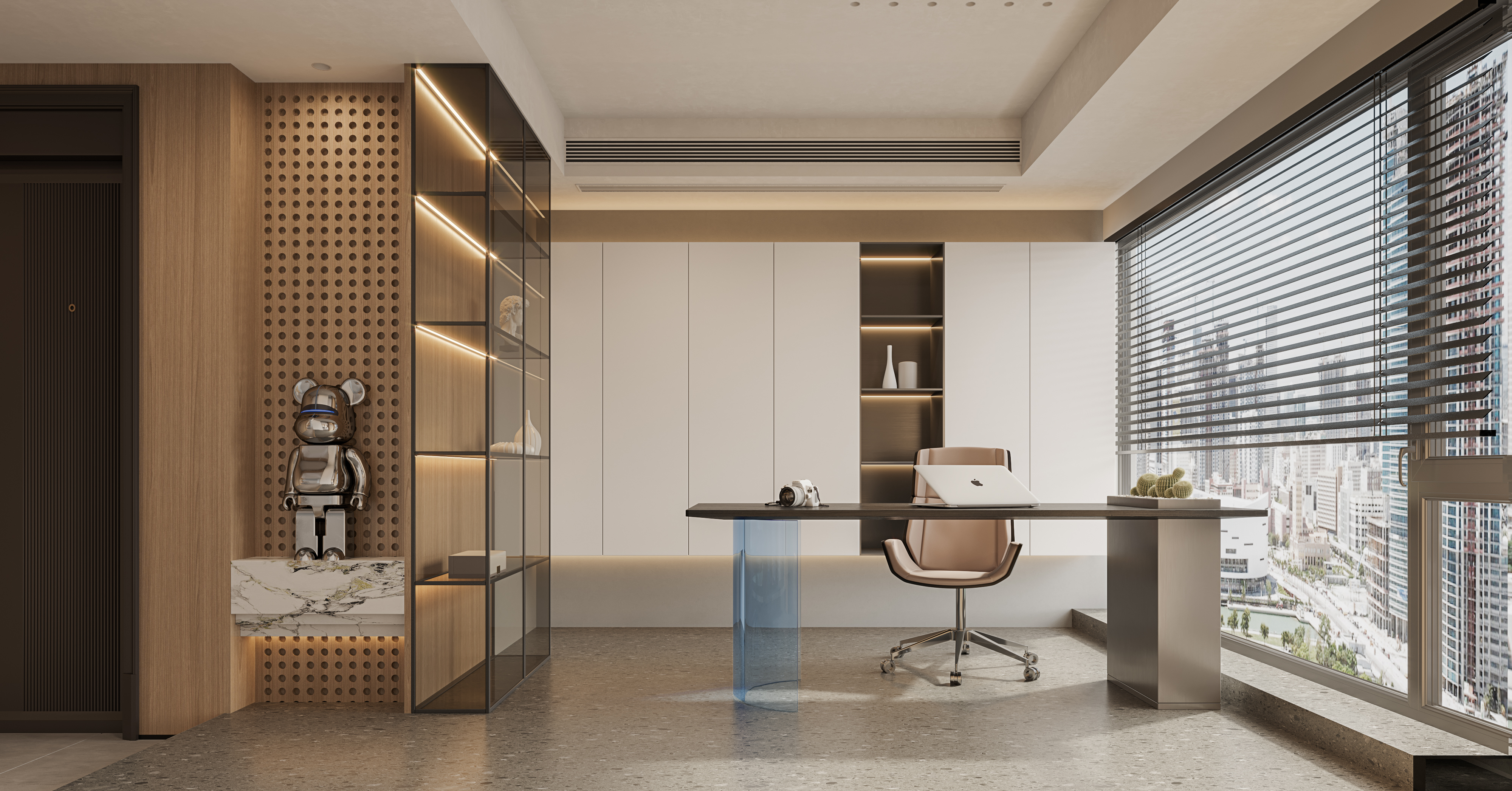 Modern simple and comfortable two-time space，