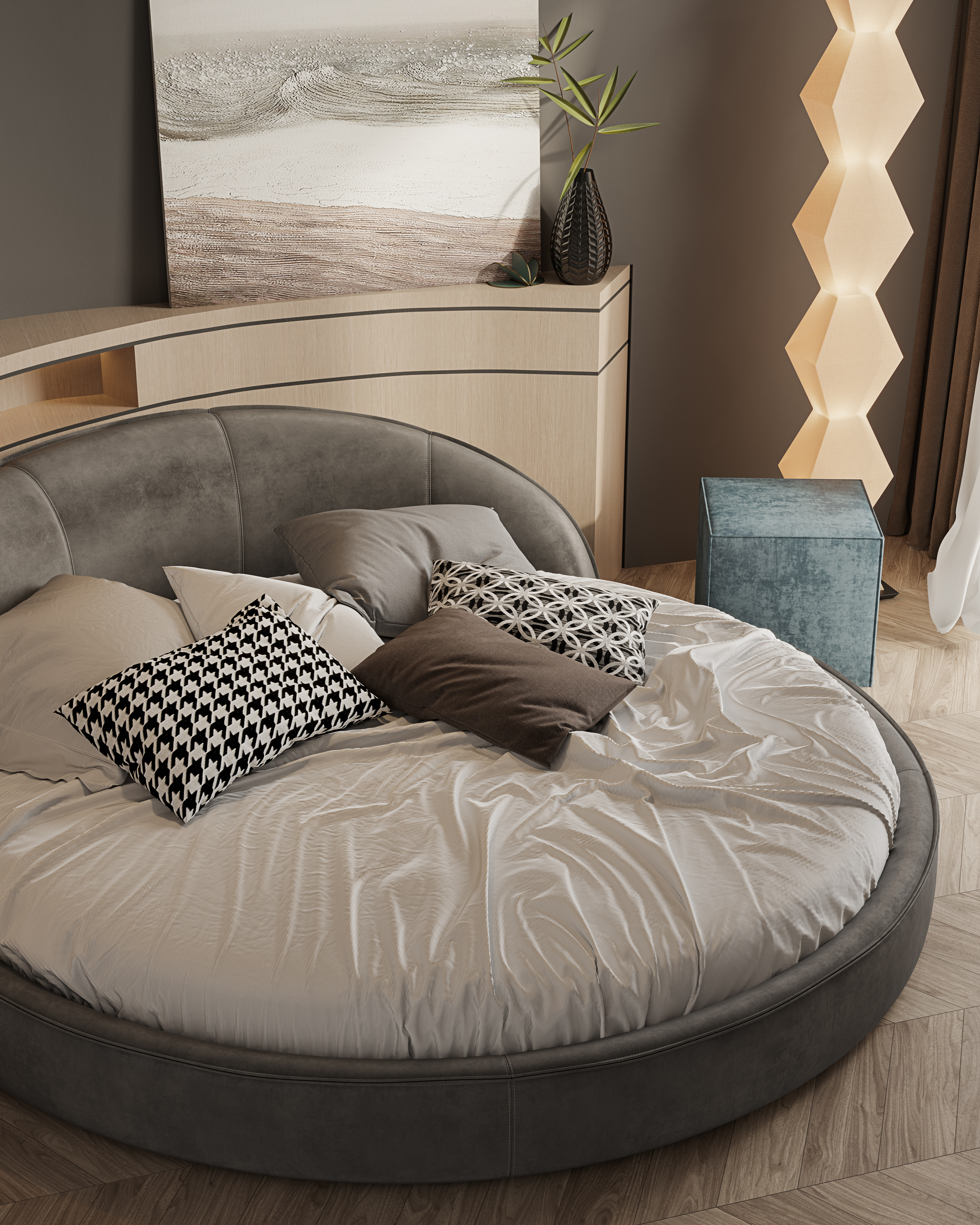 Modern simple and comfortable two-time space，