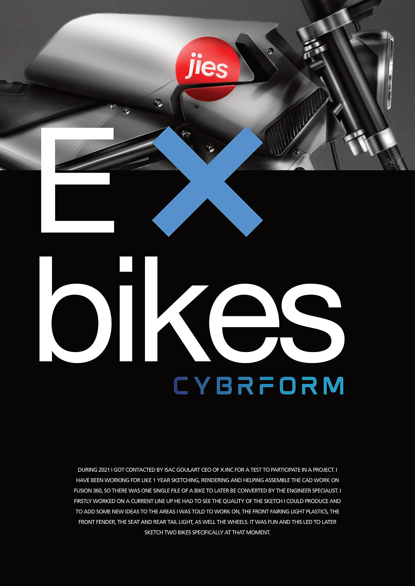 CYBRFORM，工业设计，产品设计，电动摩托车，