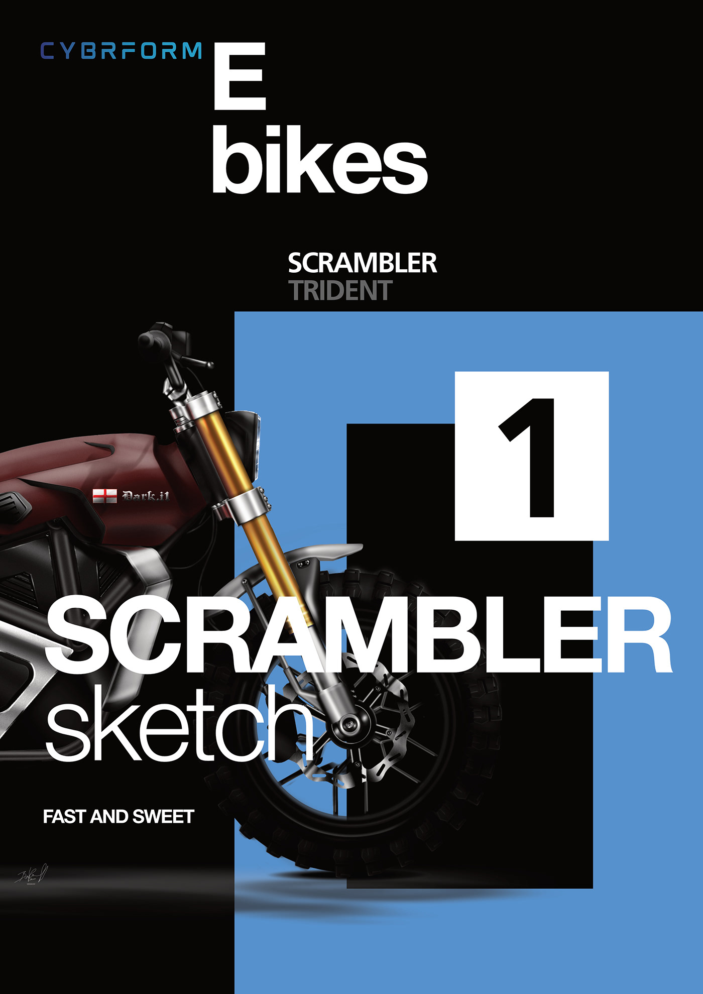 CYBRFORM，industrial design，product design，Electric motorcycle，