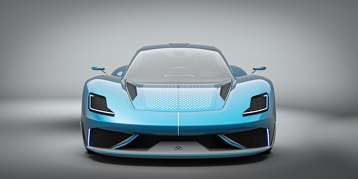 visualization，concept，Sports car，
