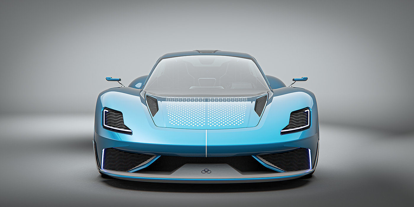 visualization，concept，Sports car，