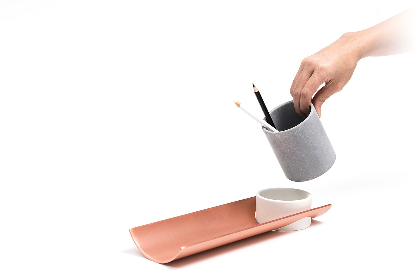 Resin, aluminum，Simplicity，Stationery，Tilt Stationery，