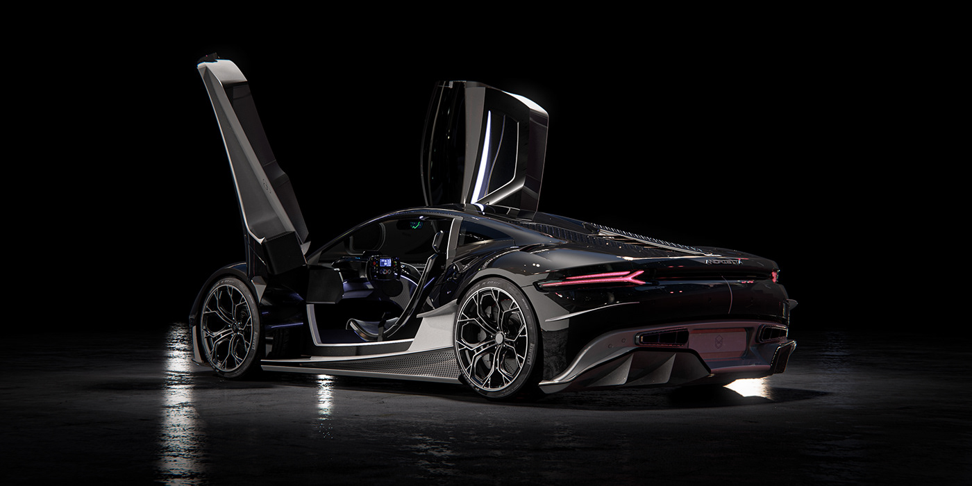 visualization，concept，Sports car，