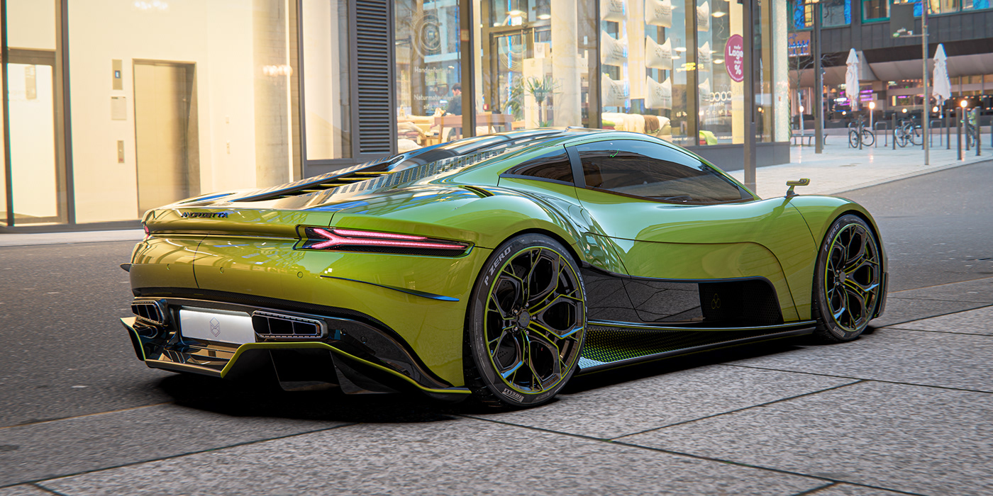 visualization，concept，Sports car，