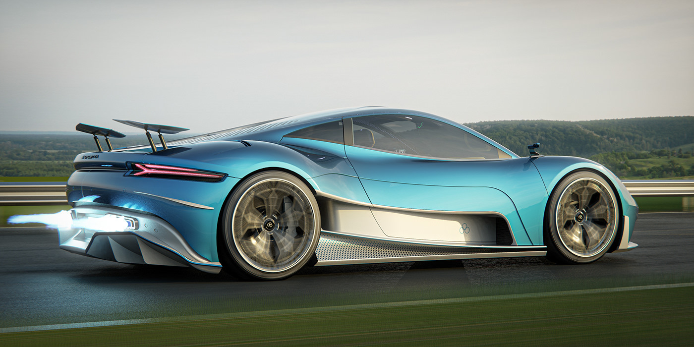 visualization，concept，Sports car，