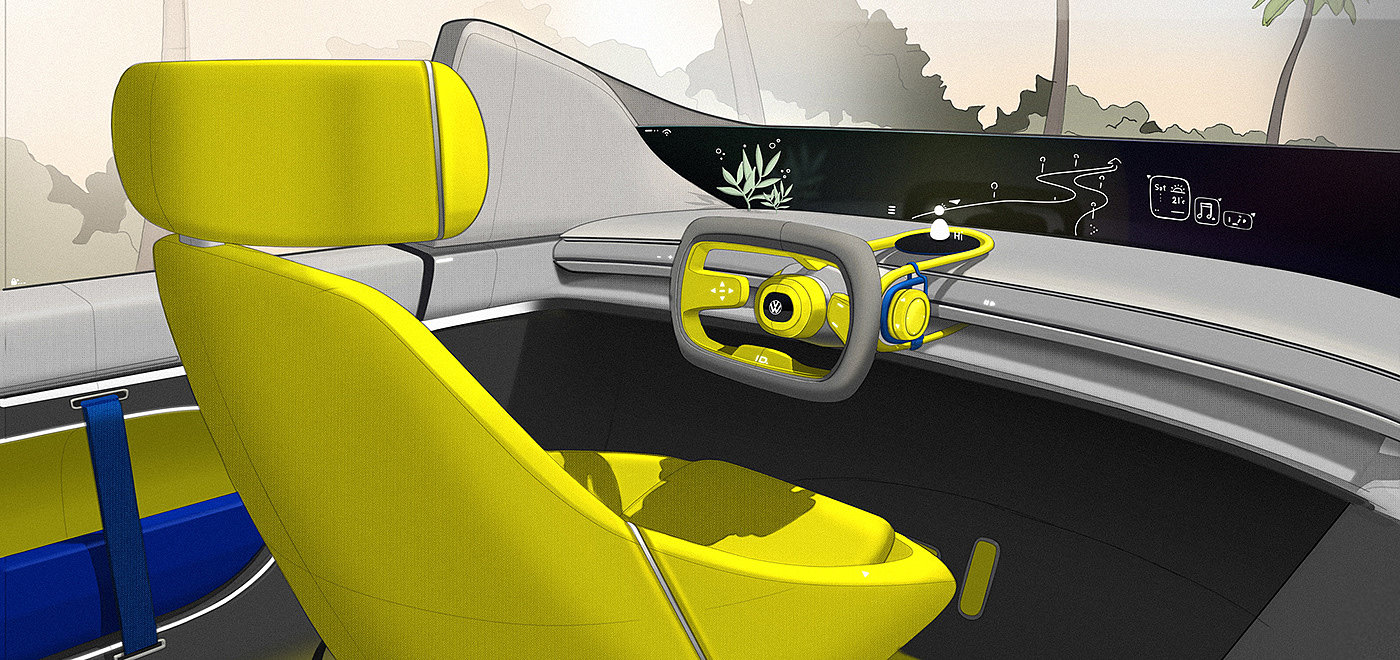 VOLKSWAGEN，vehicle，automobile，electric vehicle，conceptual design，