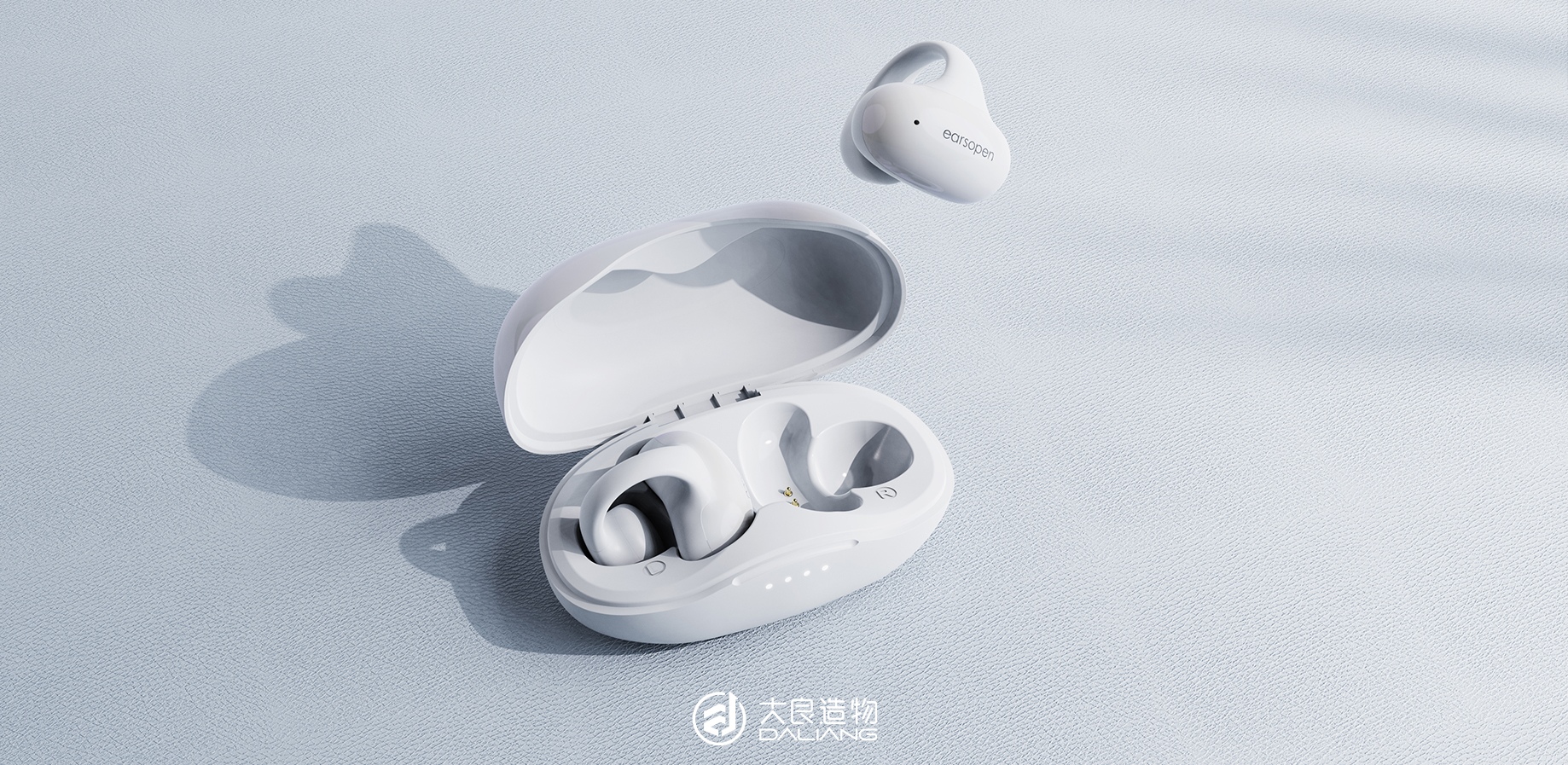 Bone conduction earphone，headset，Smart wear，Daliang creation design，