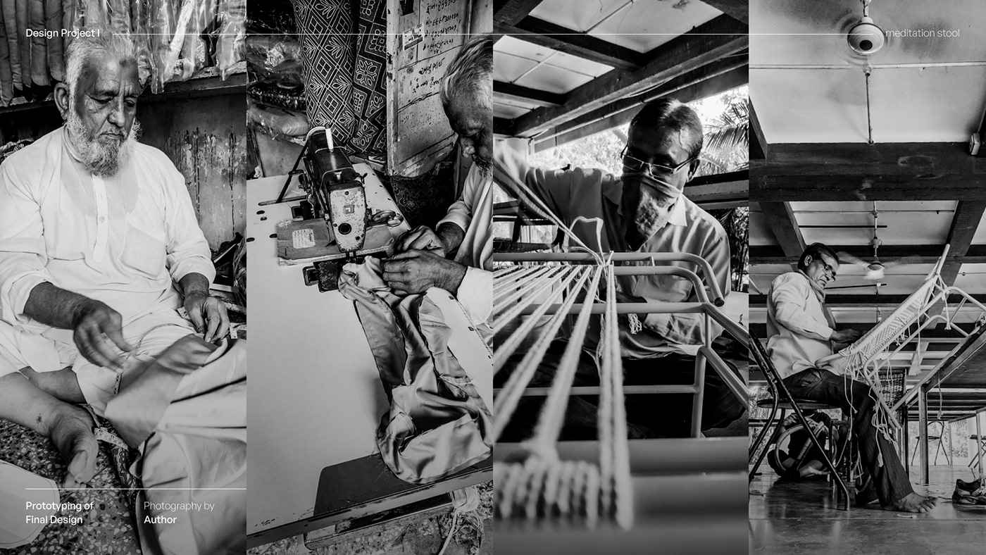 Metal furniture，chair，Meditation stool，