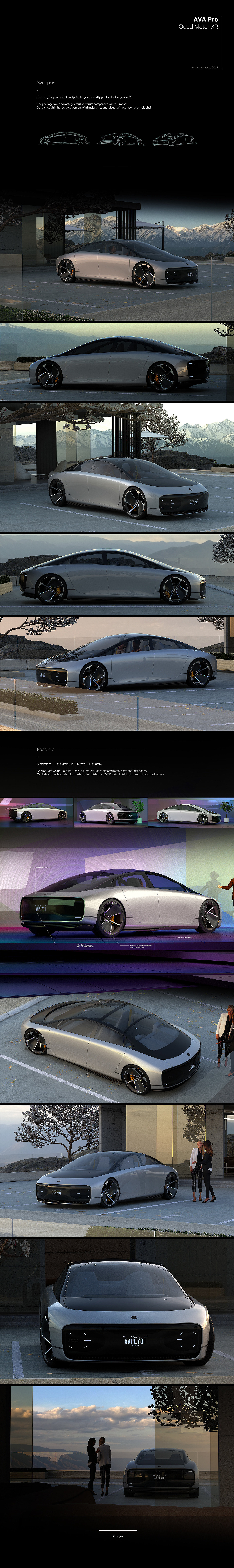 3d，Concept Car，Apple car，Apple car，AAPLY01，