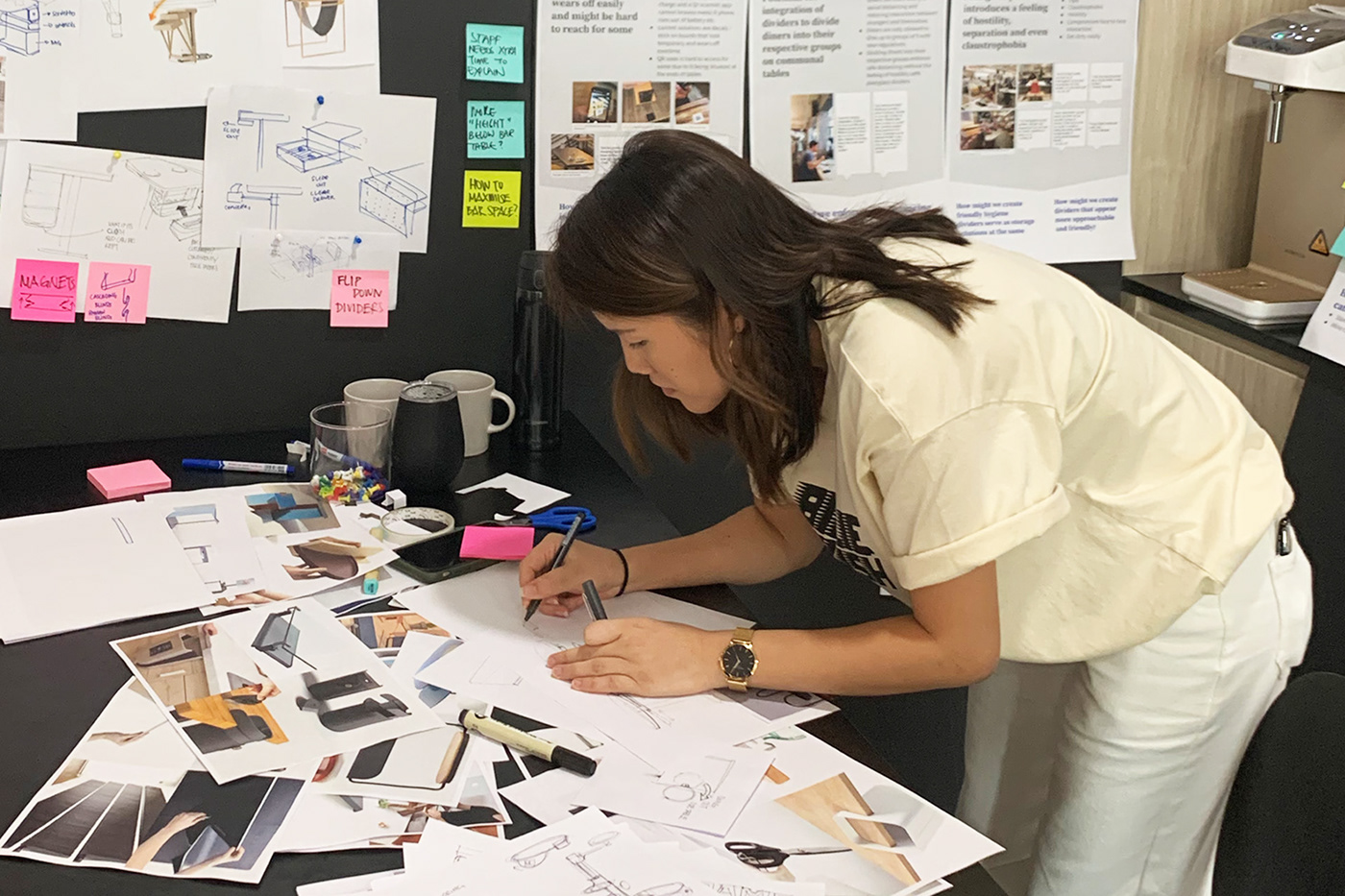 Intelligent space，restaurant，parts，