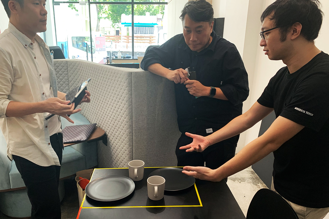 Intelligent space，restaurant，parts，