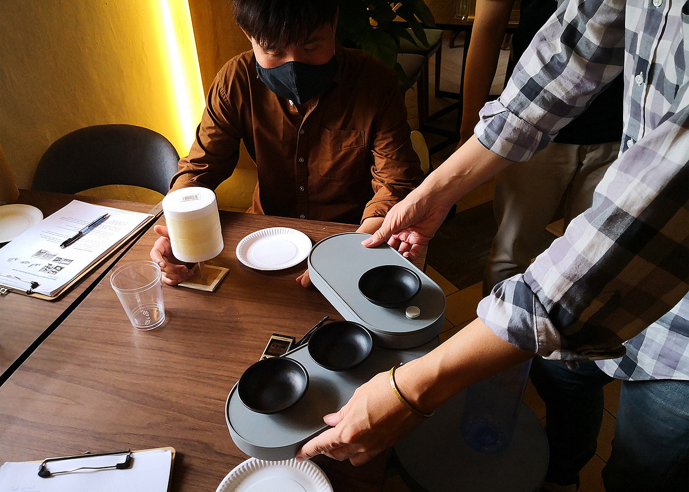 Intelligent space，restaurant，parts，