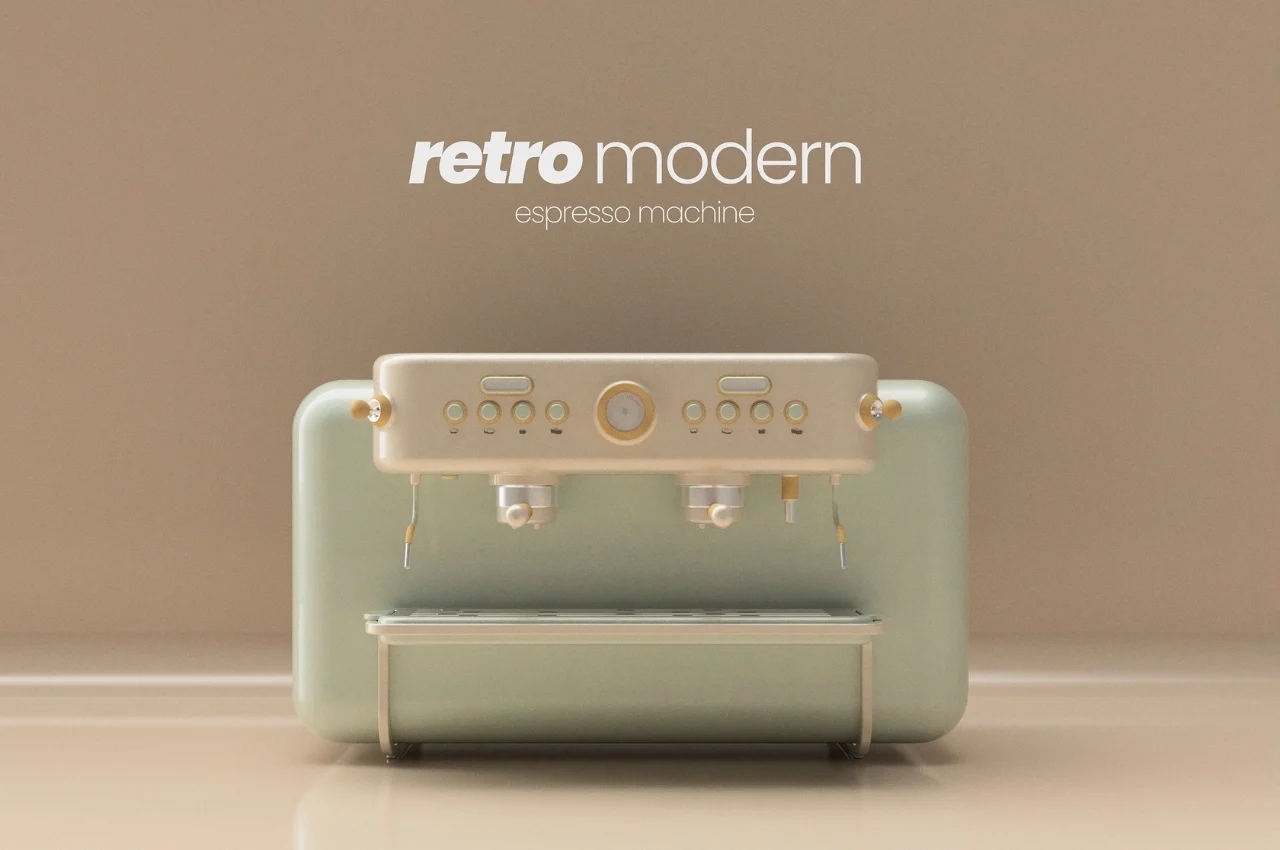 Coffee machine，Retro，