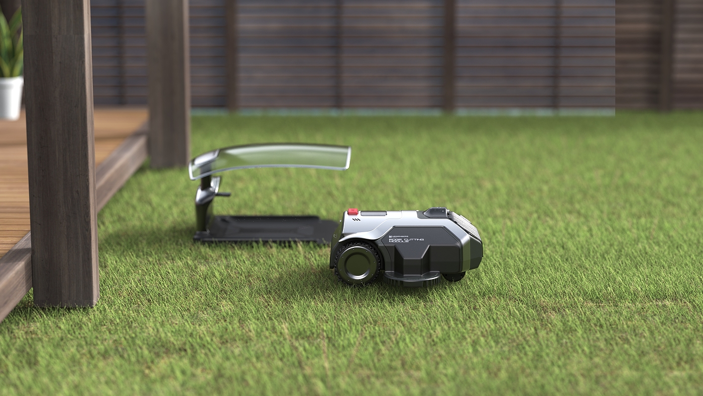lawn mower，Brand design，VI design，Structural design，Three-in-one lawn mower，