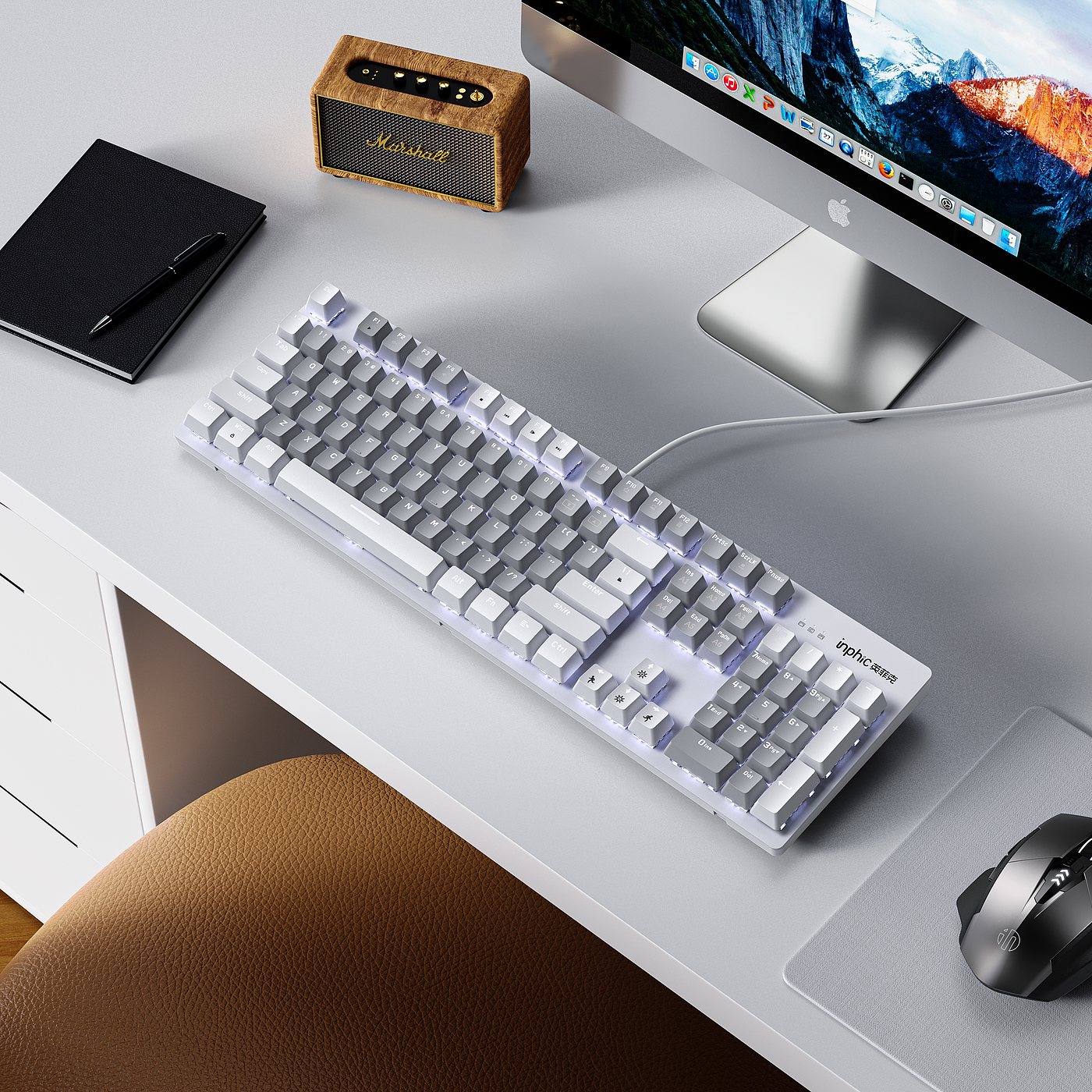 键盘，鼠标，产品渲染，3c，作品集，ks，