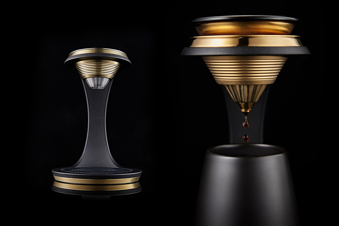 Matte black，Coffee machine，Red dot award，