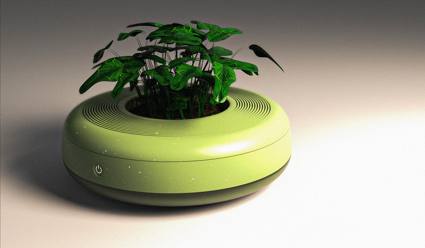 Flowerpot，VOLVERDE，3d，product design，