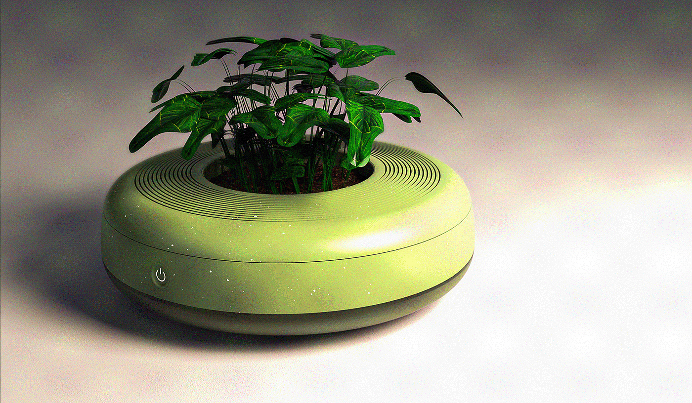 Flowerpot，VOLVERDE，3d，product design，