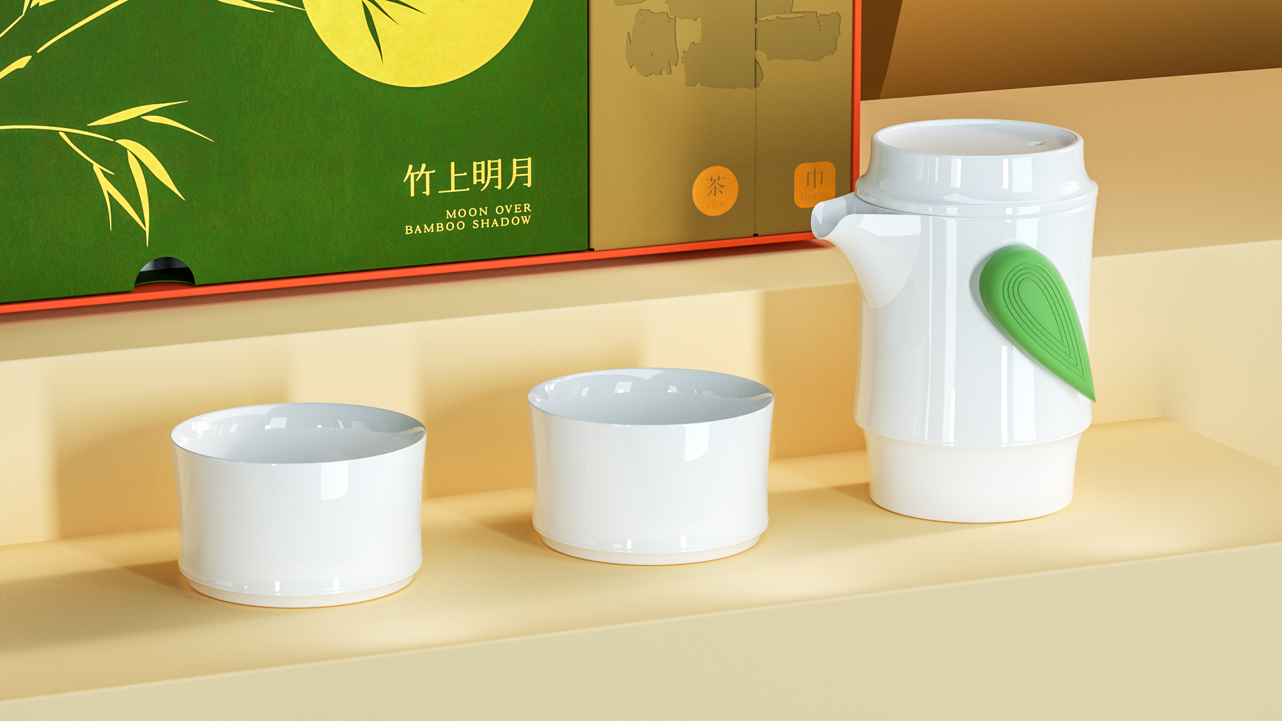 Mid-autumn Festival，Gift box，tea，Alcohol，osmanthus，