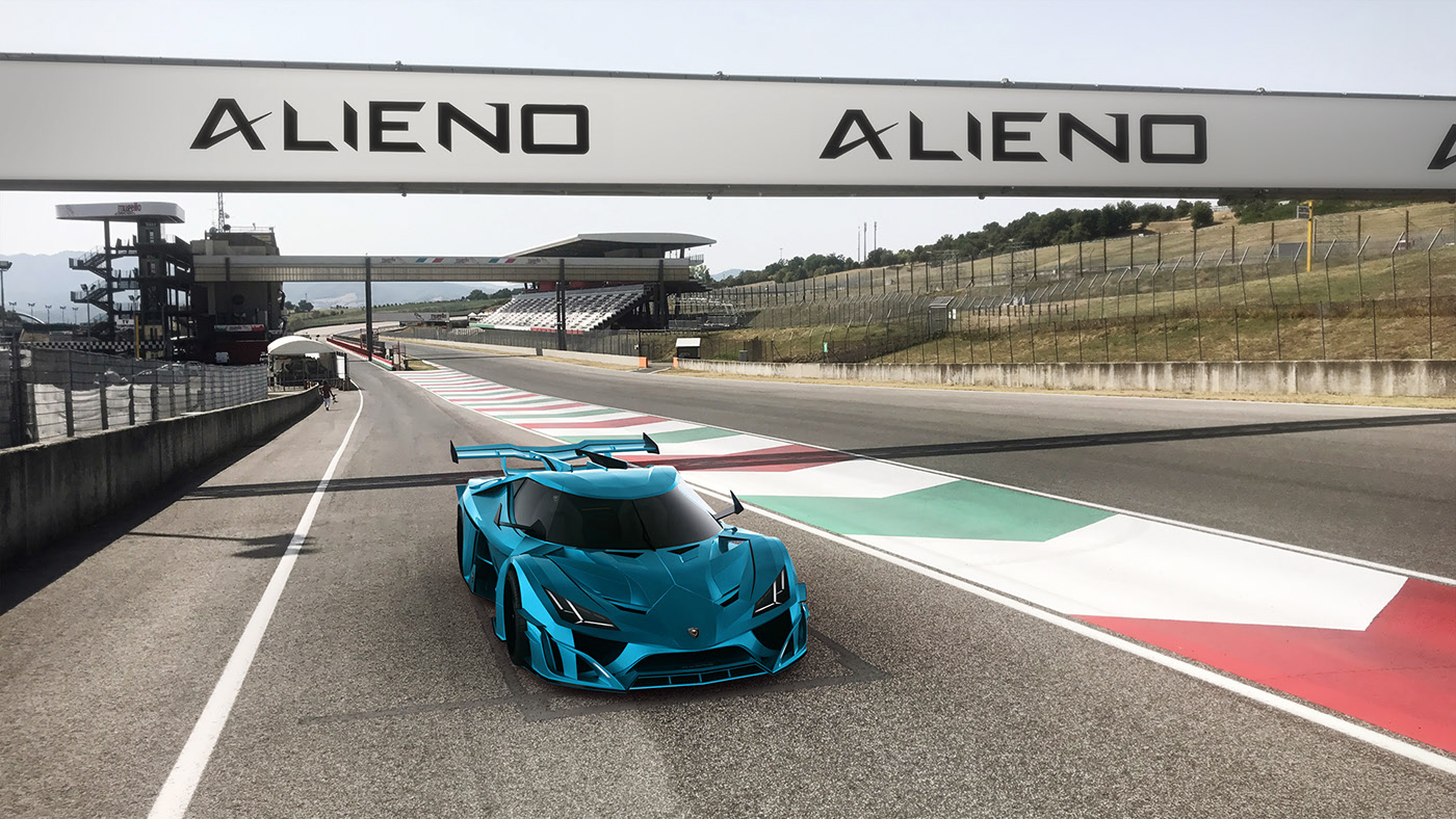 Alieno Unum，Sports car，Electric，ALIENO，automobile，