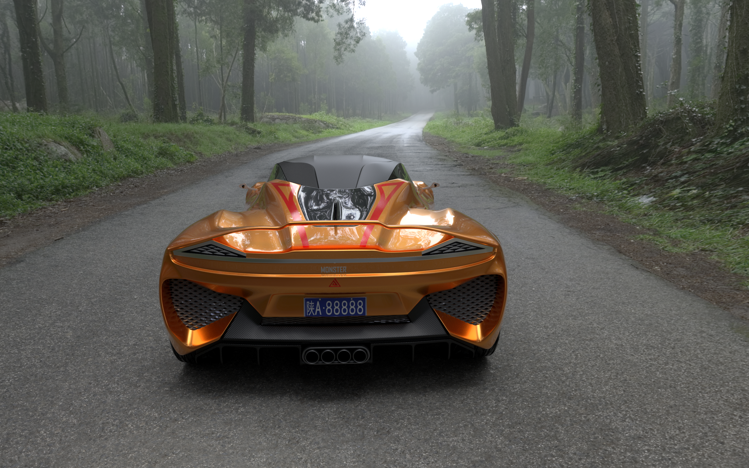 Super run，streamline，Cool，Sports car，