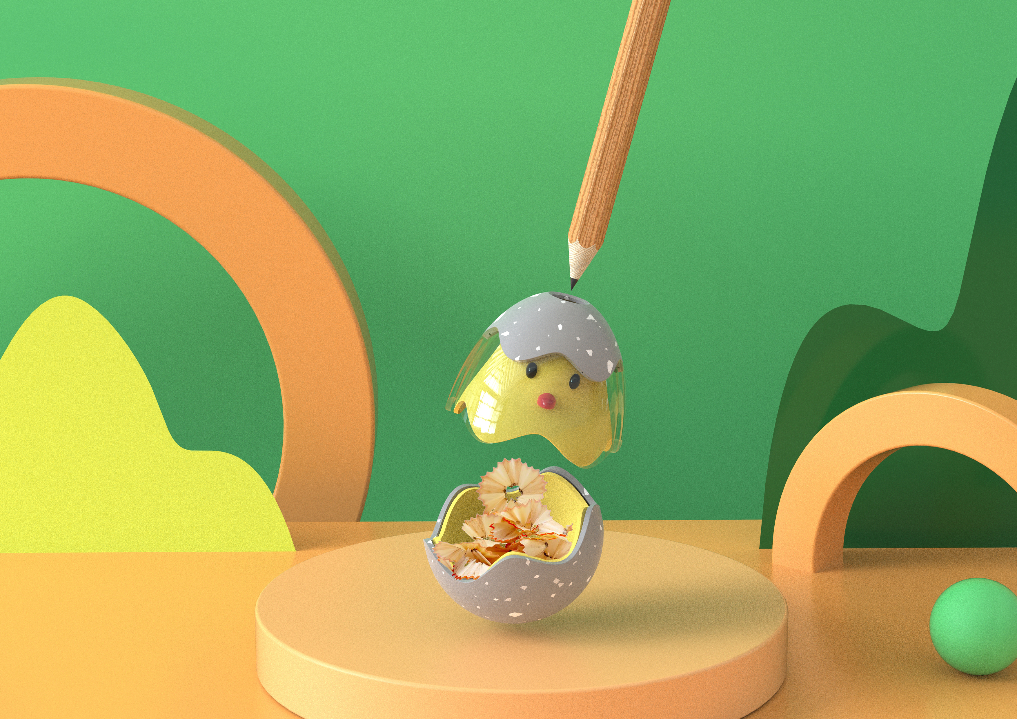 originality，Pencil sharpener，pencil sharpener，Tumbler，study，Stationery，chicken，