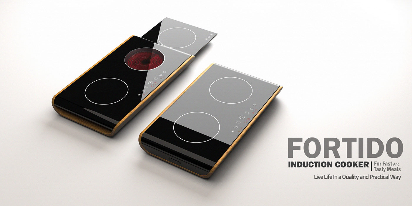 Electromagnetic furnace，kitchen，kitchenware，cooking bench，product design，