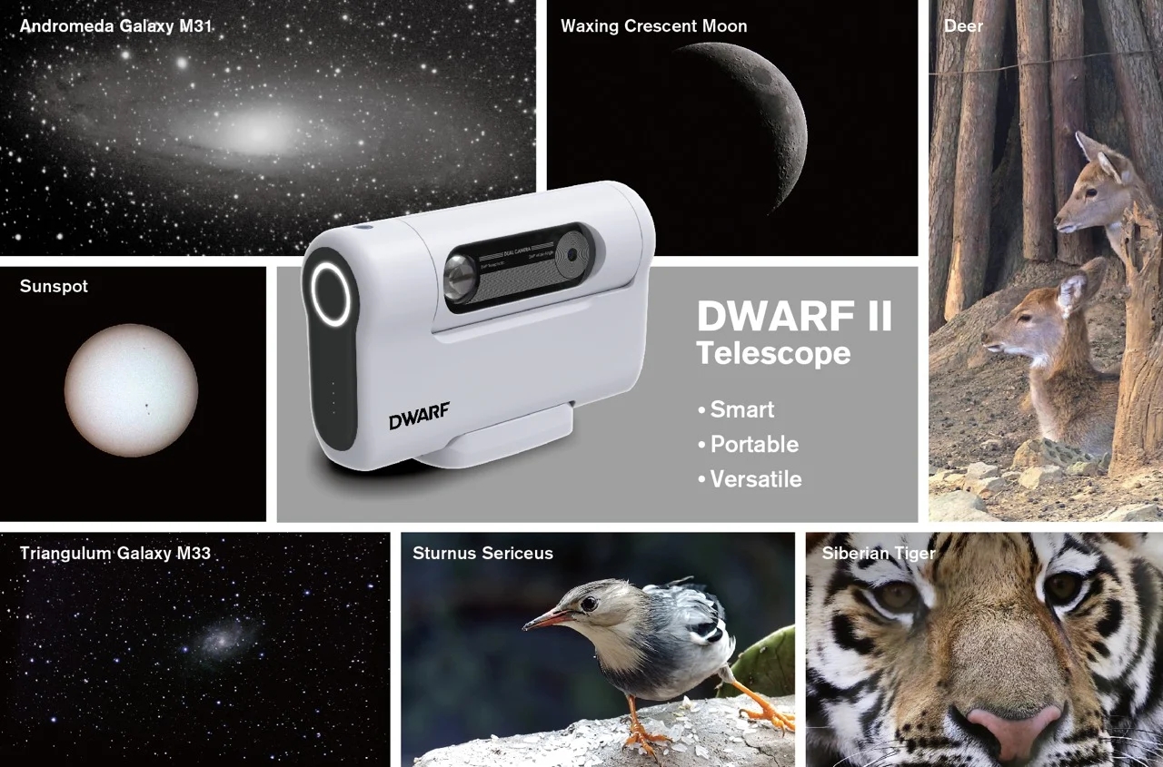 telescope，DWARF II，product design，Photography，