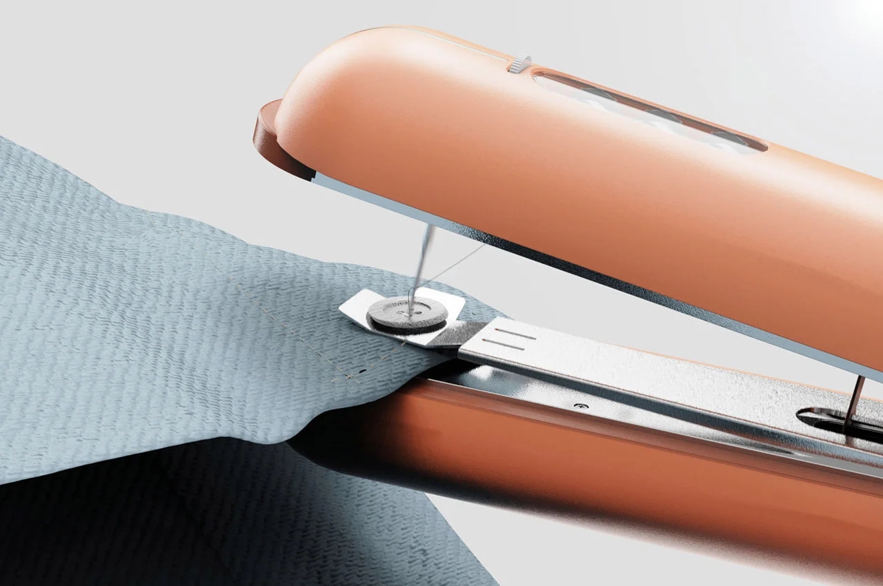 Sewing machine，hold，product design，Mini，