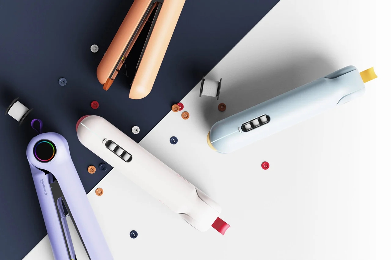 Sewing machine，hold，product design，Mini，