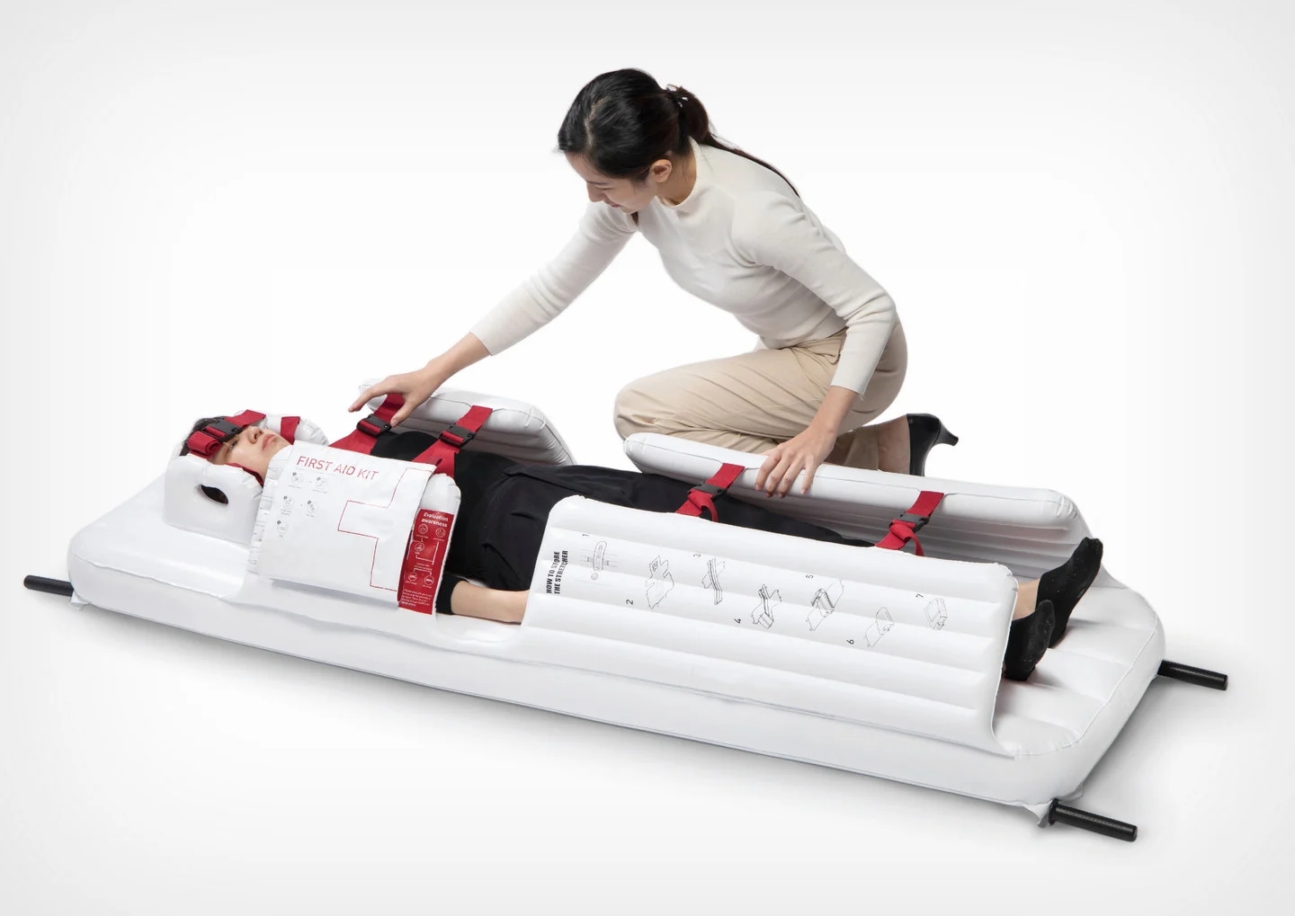 stretcher，inflation，product design，hospital，