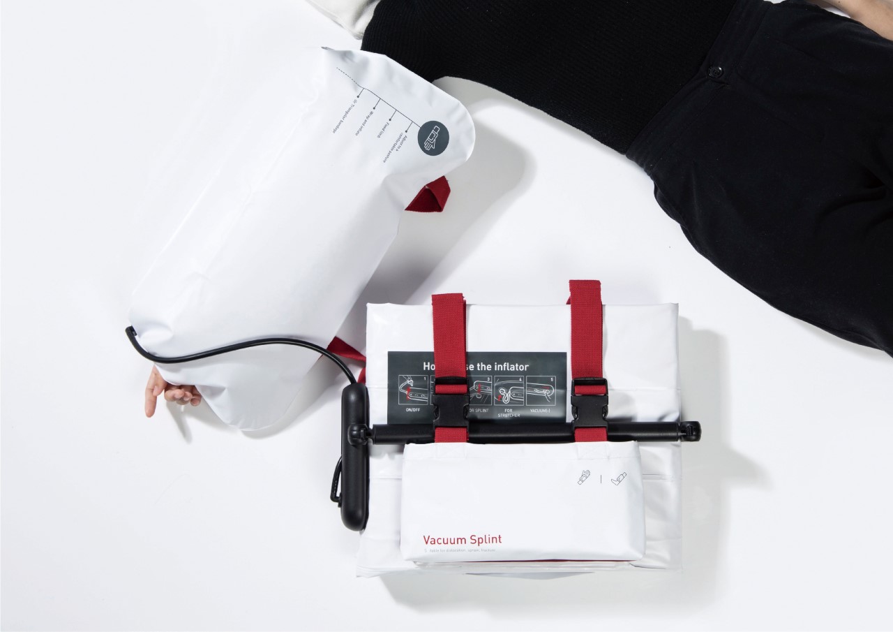 stretcher，inflation，product design，hospital，