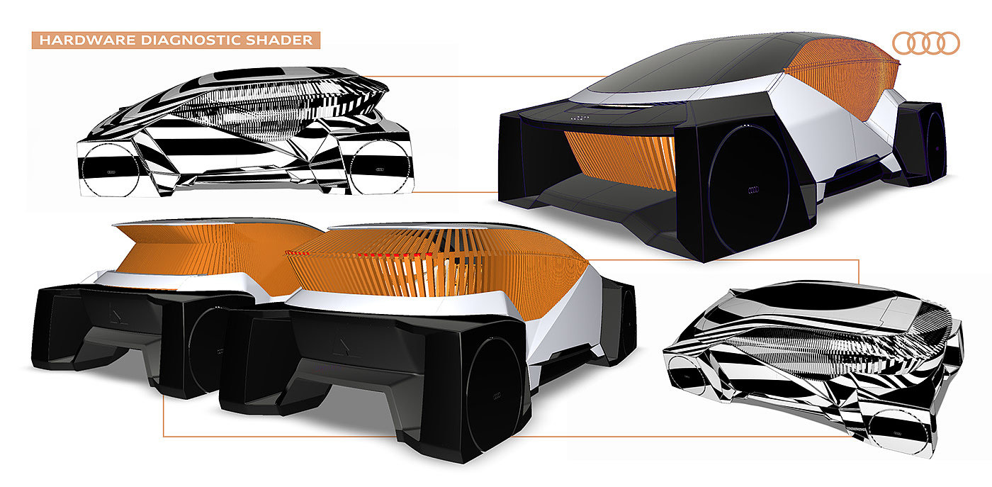 audi，汽车，交通工具，概念设计，