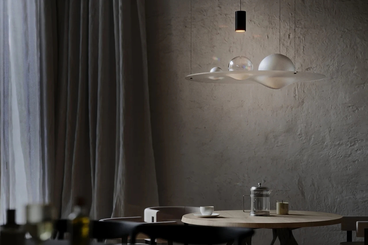 a chandelier，furniture，lamps and lanterns，originality，