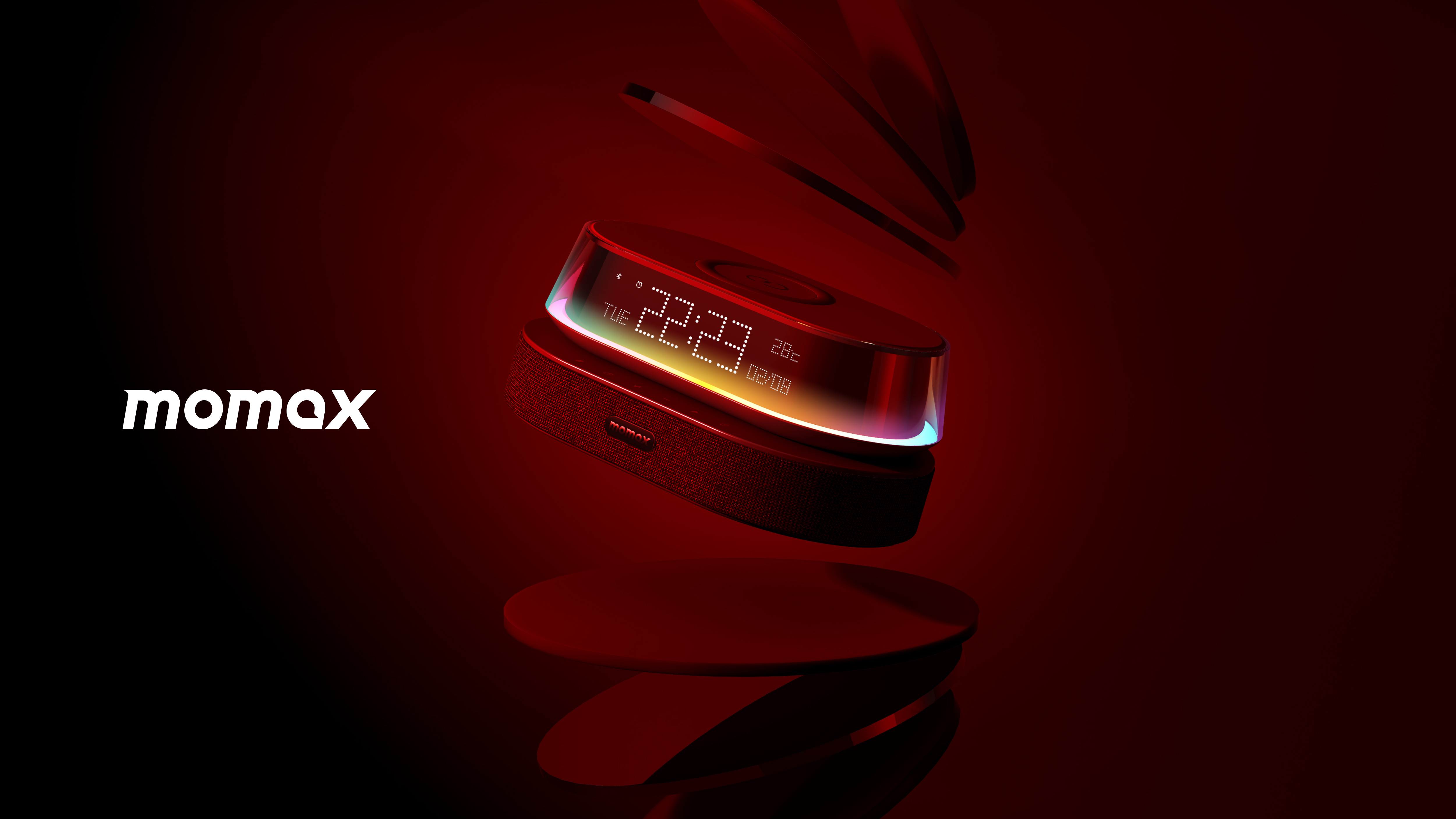 alarm clock，sound，Atmosphere lamp，mobile phone，Wireless charging，charge，