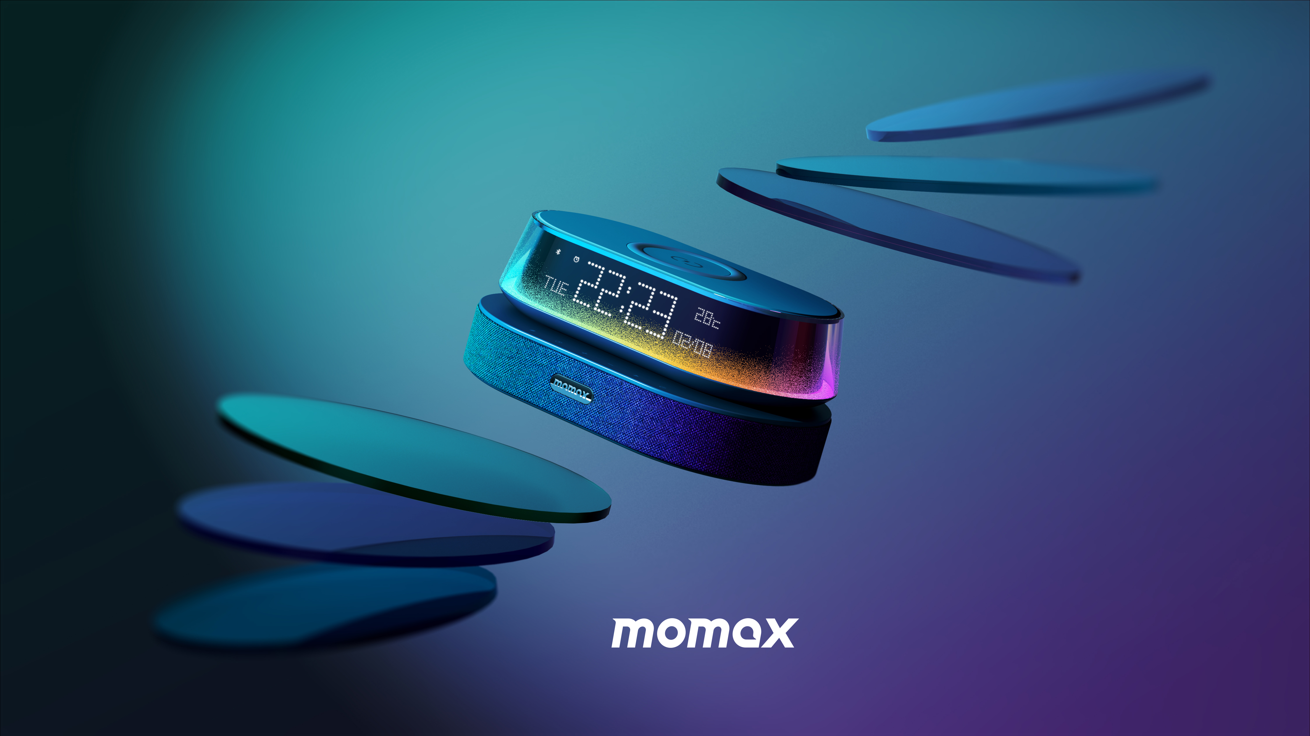 alarm clock，sound，Atmosphere lamp，mobile phone，Wireless charging，charge，