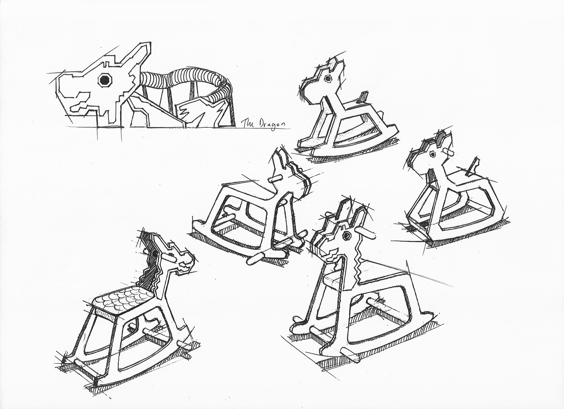 Toys，Trojan horse，furniture，wood，chair，Loong，elephant，pelican，