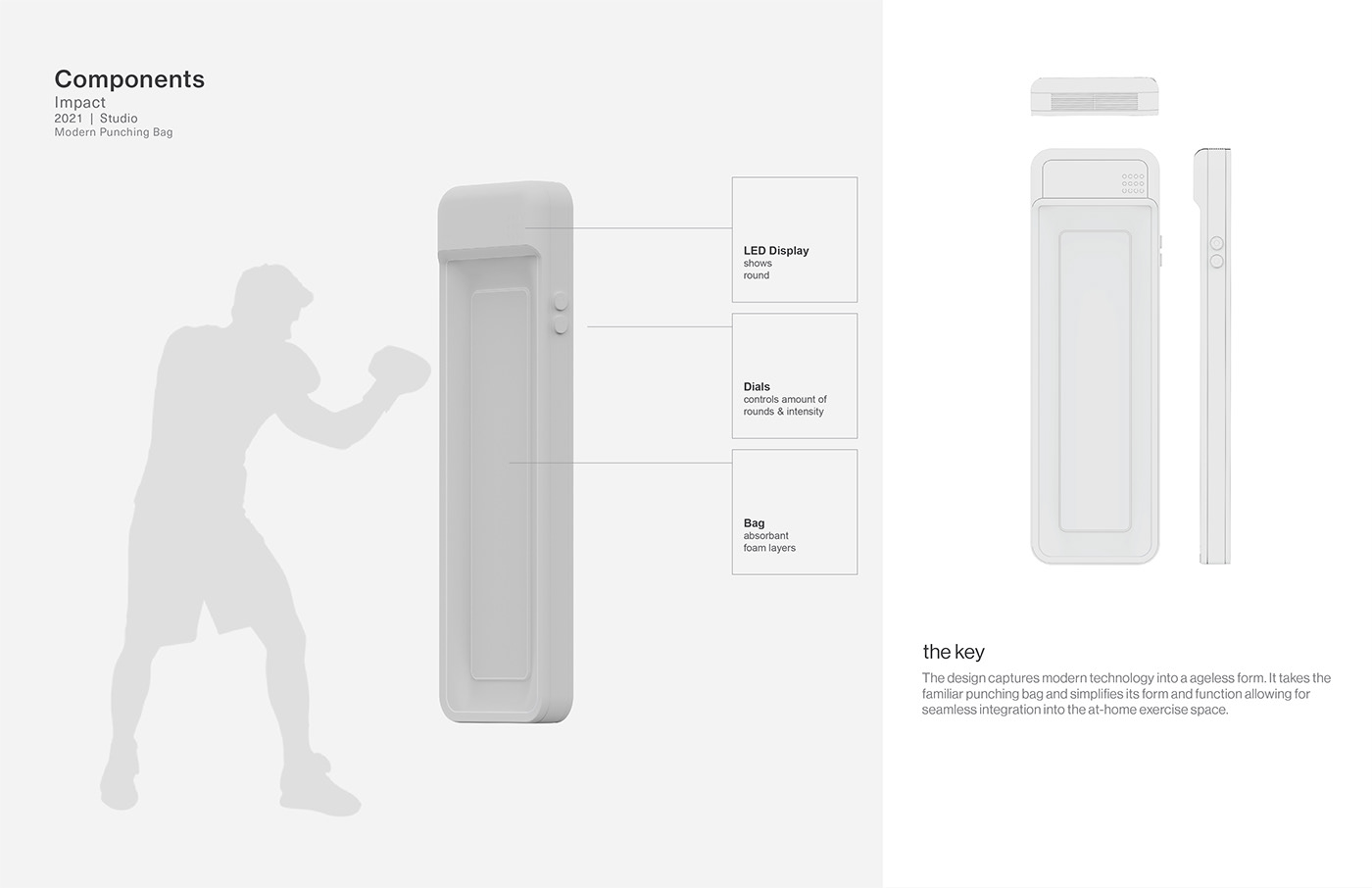 Boxing，Bodybuilding，visualization，Boxing bag，Impact，modern，