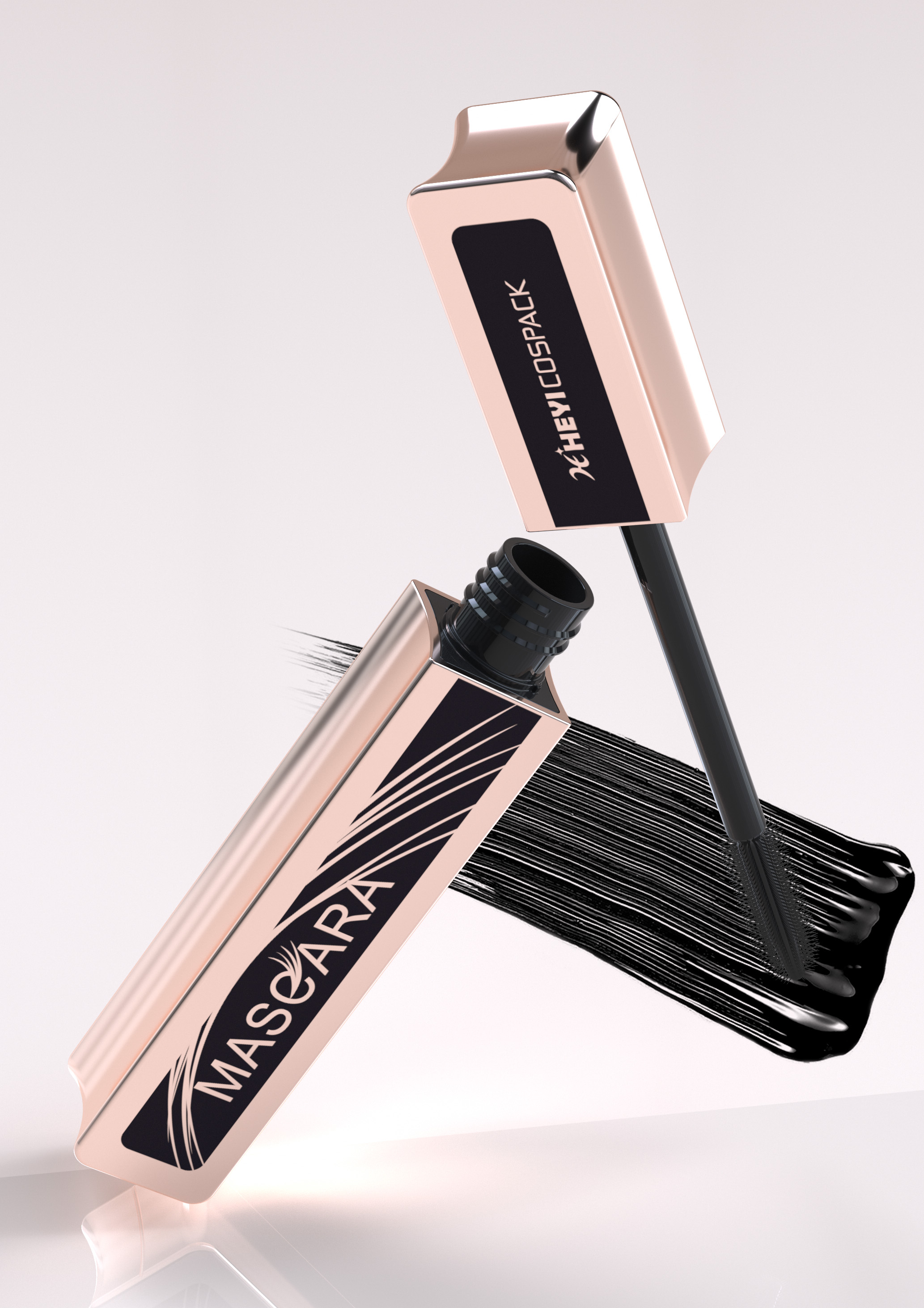 Cosmetics，Make-up，Lip Gloss，Packaging material design，product design，Beauty makeup，Mascara，